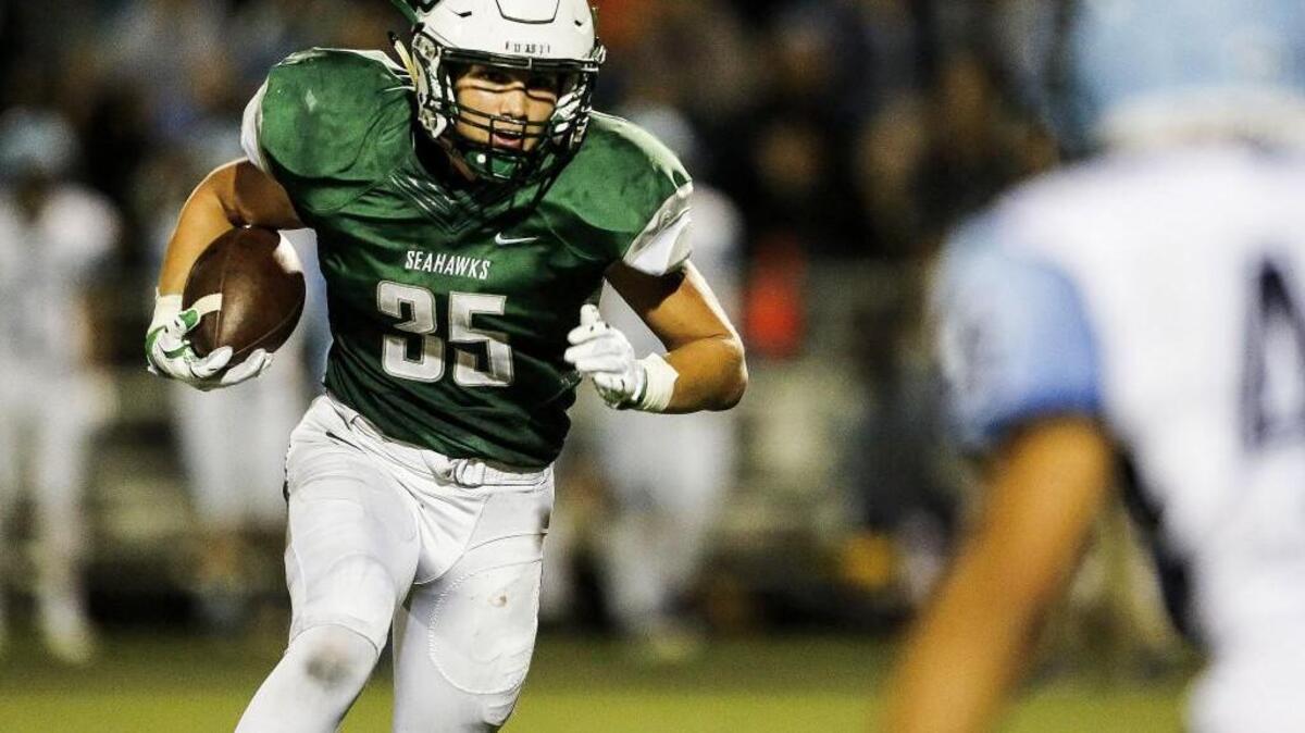 Peninsula’s Kenny Easton has been a steady presence in the backfield for the undefeated Seahawks this season.
