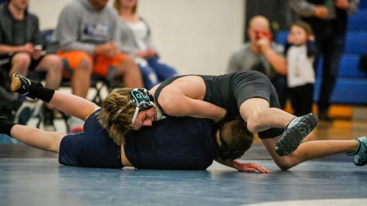Peninsula’s Riley Wynn is hoping to find himself in the Class 3A state wrestling meet in his senior season.