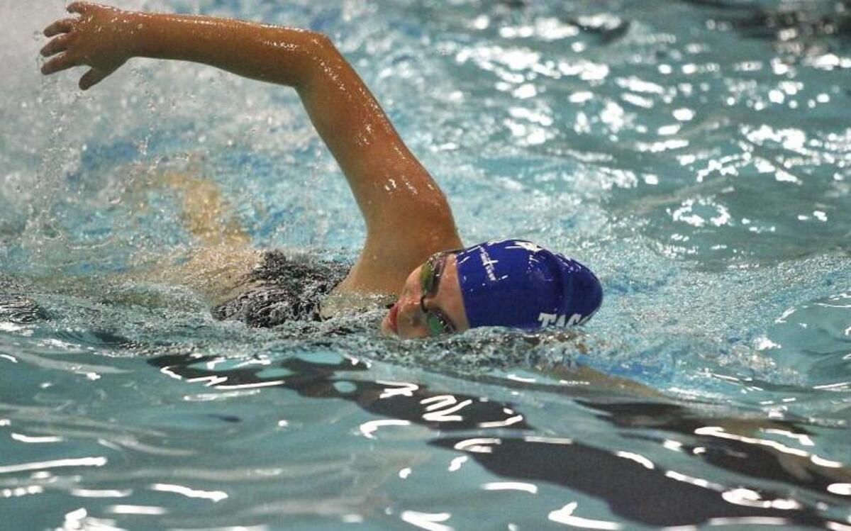Peninsula High School swimmer Lissa Racette qualified for the Class 3A state swim meet in several events.