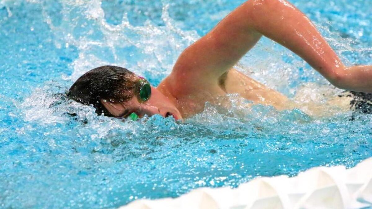 Peninsula High sophomore Austin Small placed first in both the 200- and 400-meter freestyle races against Sumner last week. Later, he and his relay team won both the 200 and 400 freestyle relays. Peninsula beat Sumner, 110-76, to stay undefeated.