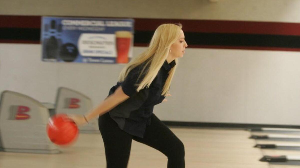 Gig Harbor senior Amanda Lane holds the team's top-scoring game this season with a 198.