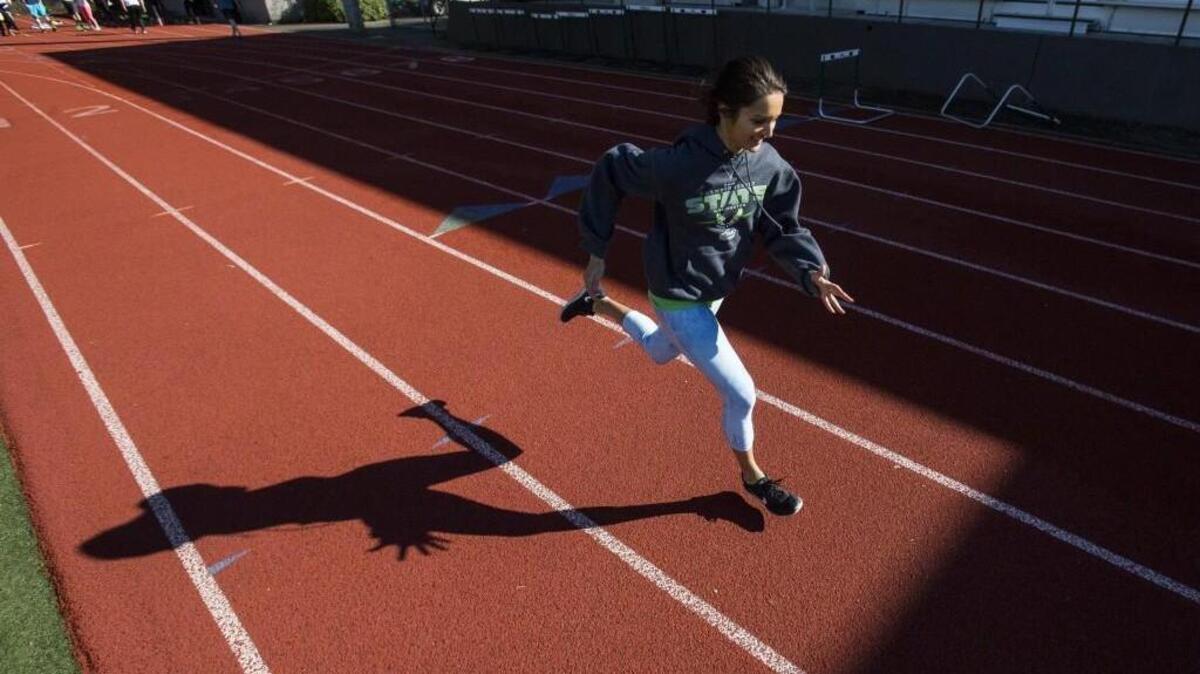 Peninsula's Amanda Wikramanayake hopes to make it onto the podium this year at the Class 3A state meet.