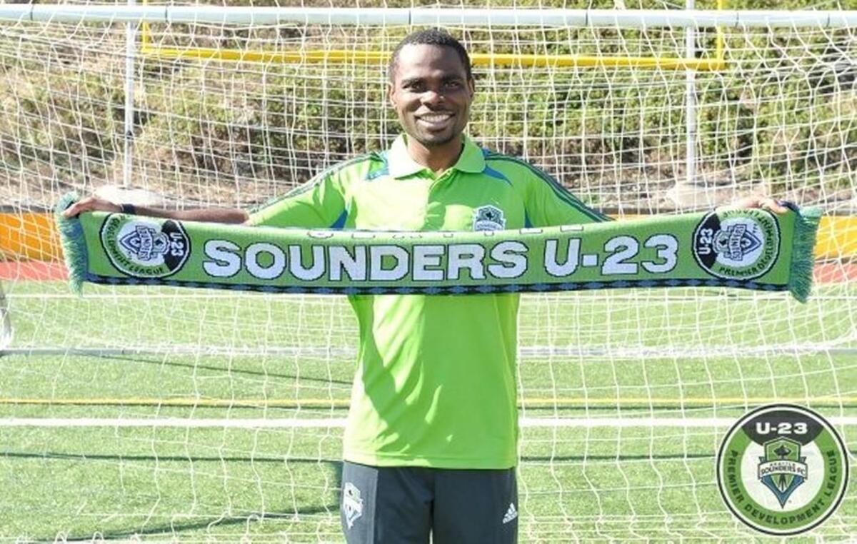Machael David played briefly for the Sounders U23 before constant injuries cut his professional career short.