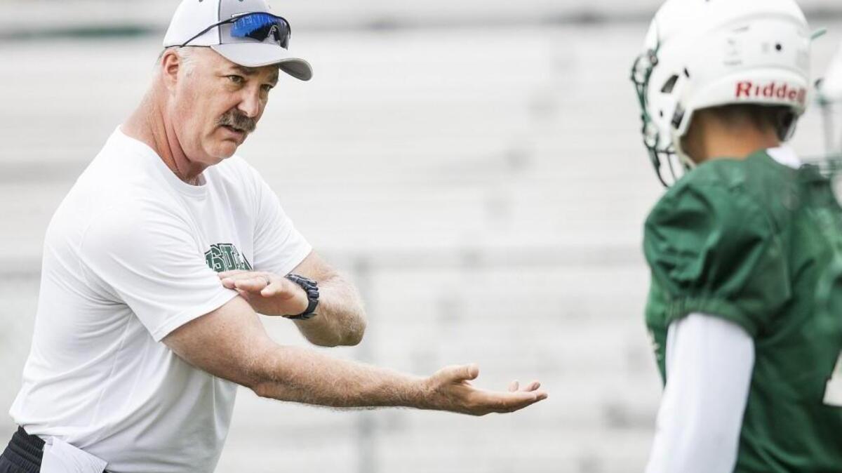 Peninsula High passing game coordinator and quarterbacks coach Jim Fairfield spent 23 years as the head coach of Fountain Hills High School in Arizona. He moved to Gig Harbor to spend more time with his grandchildren.