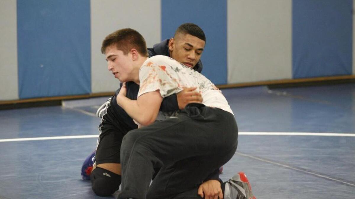 Gig Harbor High School freshman Zayne Ball, left, and sophomore John Bittinger are both new to the team this season.