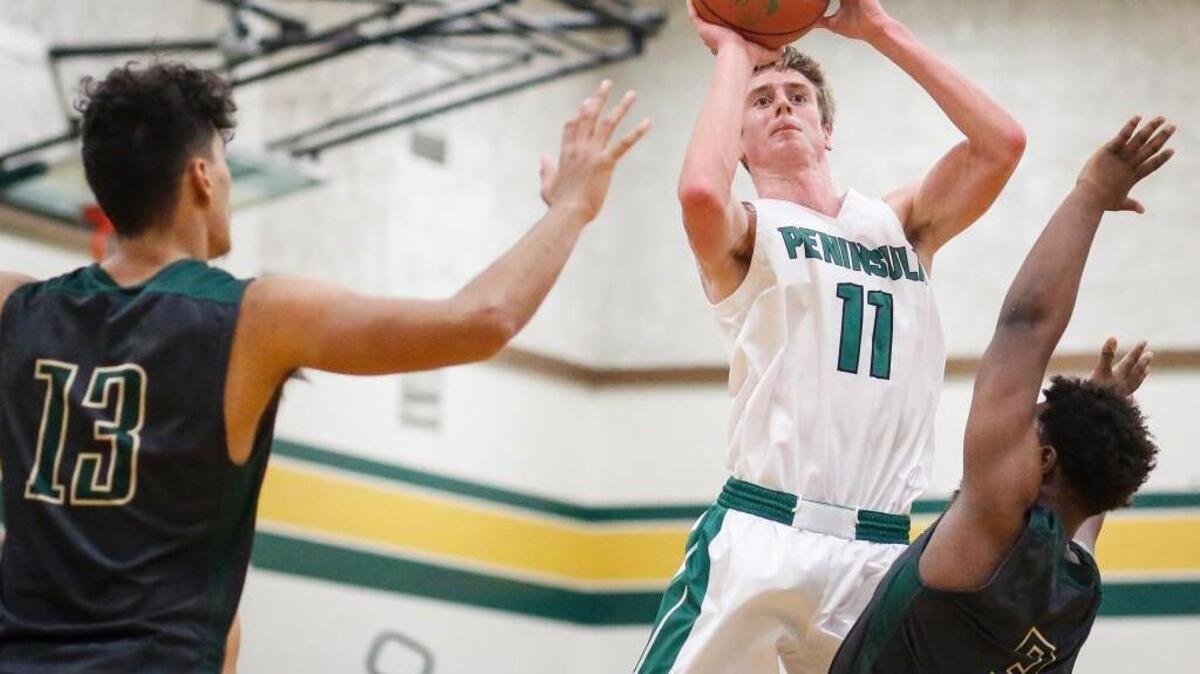 Peninsula's Seth Kasteler (11) was eager for an opportunity to show what he could do after playing on the junior varisty squad last season.