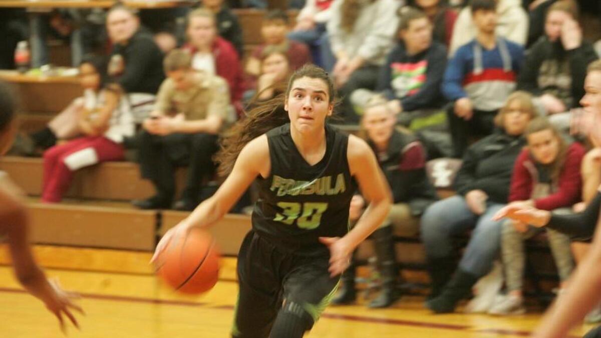 Peninsula’s Belle Frazier scored 19 points in Peninsula’s win over South Kitsap on Dec. 20.