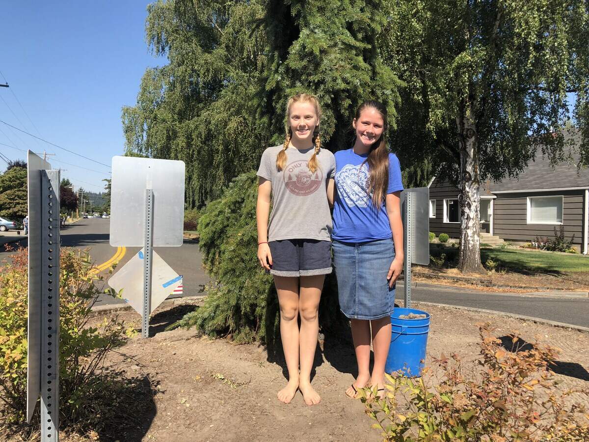 Avary Skaug, left, and Dana Tolbert have known each other since Tolbert moved into the neighborhood two years ago.