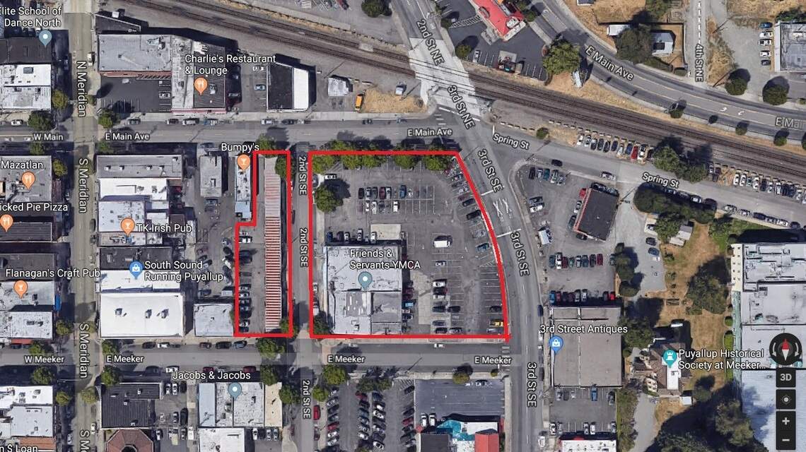 New townhouses, condos and business space could replace parking lots in downtown Puyallup