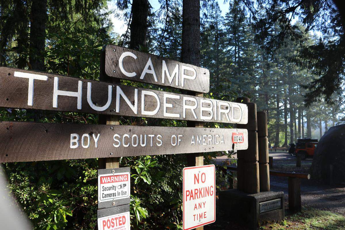 The first ever BSA Boot Camp for Girls was held at Camp Thunderbird in Olympia . Oct. 6, 2018