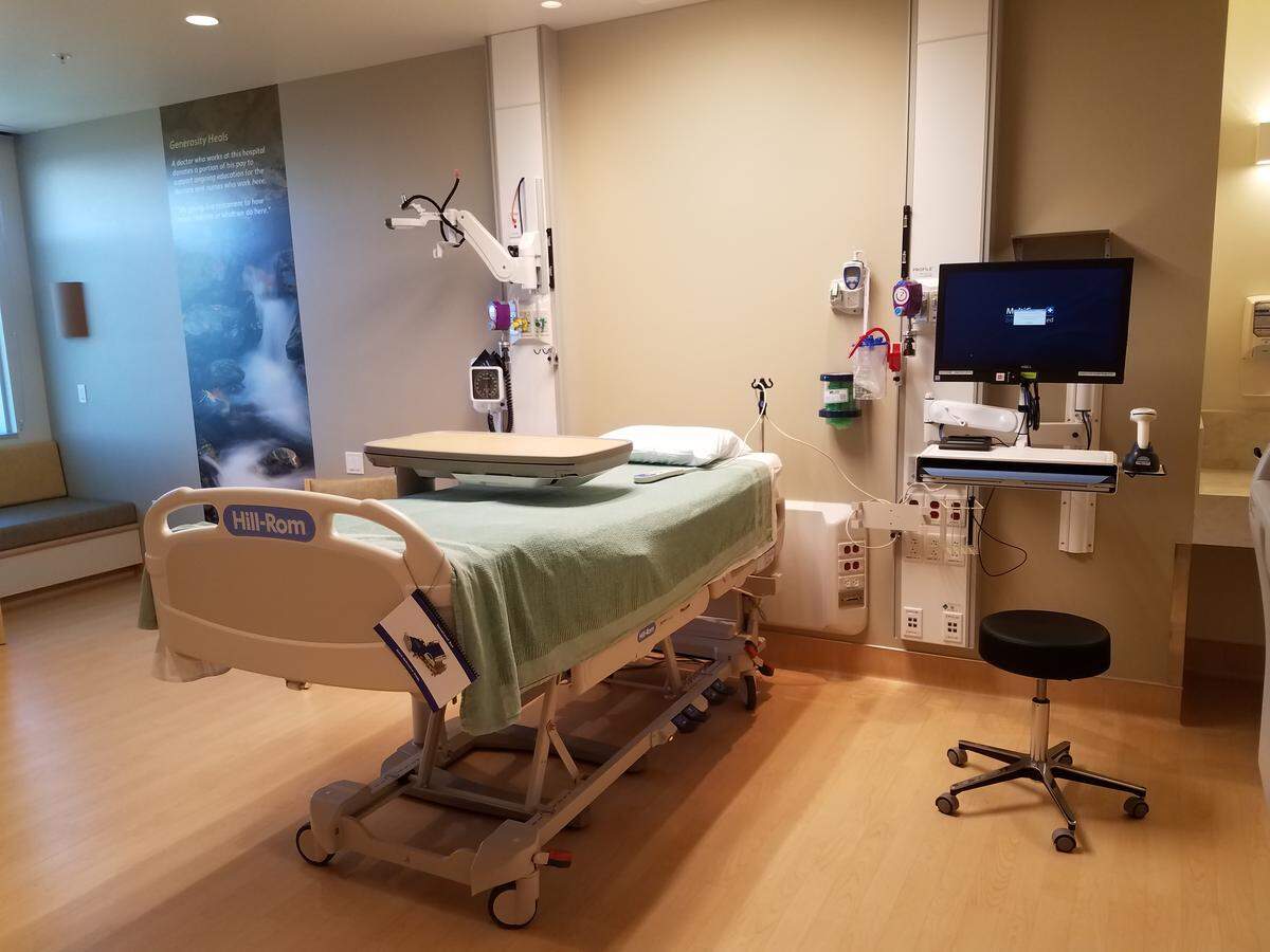 Floor eight of Good Samaritan’s Dally Tower, open Oct. 16, 2018, adds 40 beds to a progressive care unit.