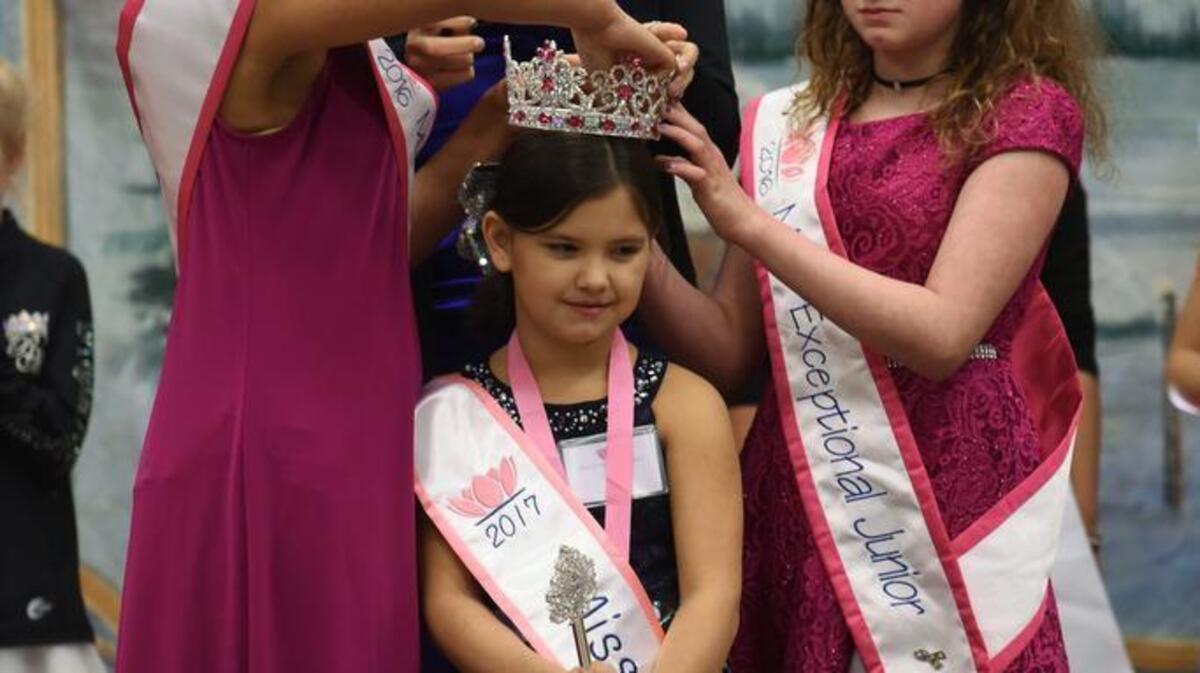 Eight-year-old Miley Raymond from Puyallup was crowned Miss Exceptional Little for the 2017 Miss Exceptional Pageant at the Washington State Fairgrounds on Dec. 3.