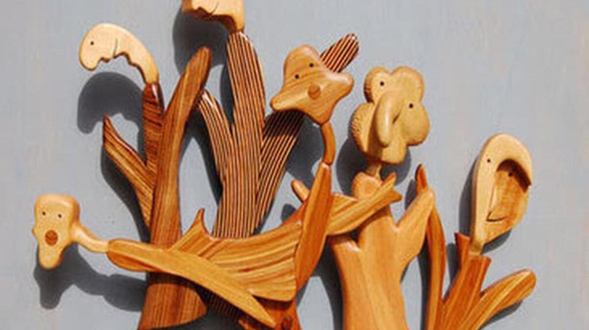 Chuck Fitzgerald, a local Puyallup artist, will have his laminated wood sculptures on display through Aug. 29 on the 5th floor of City Hall, located at 333 S. Meridian.