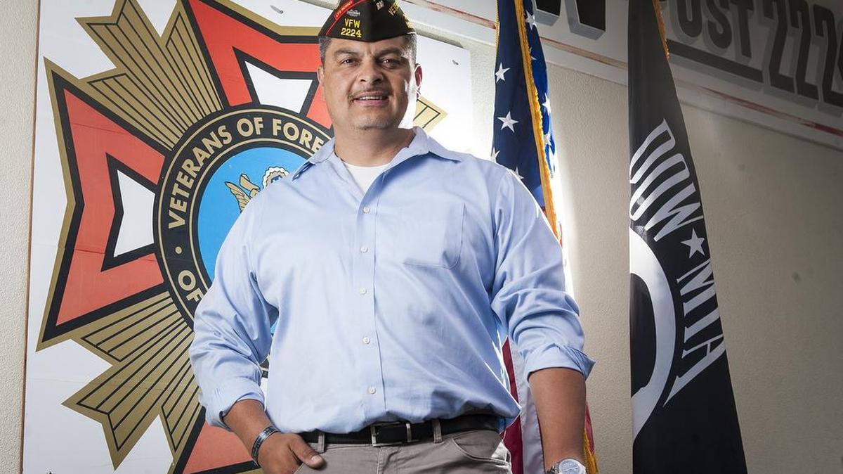 Paul Herrera, commander of Puyallup Valley VFW Post 2224, was named Veteran of the Year at the VFW Washington state convention.