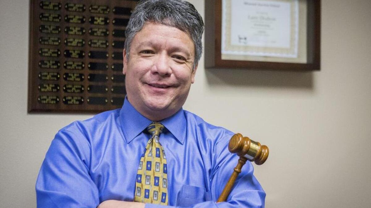 Puyallup resident Larry Dodson completed a course in auctioneering and auction sales management at the Missouri Auction School.