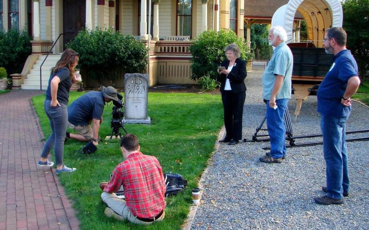A film crew from the Travel Channel recently visited the Meeker Mansion in Puyallup to film for an upcoming episode of “Mysteries at the Castle.”