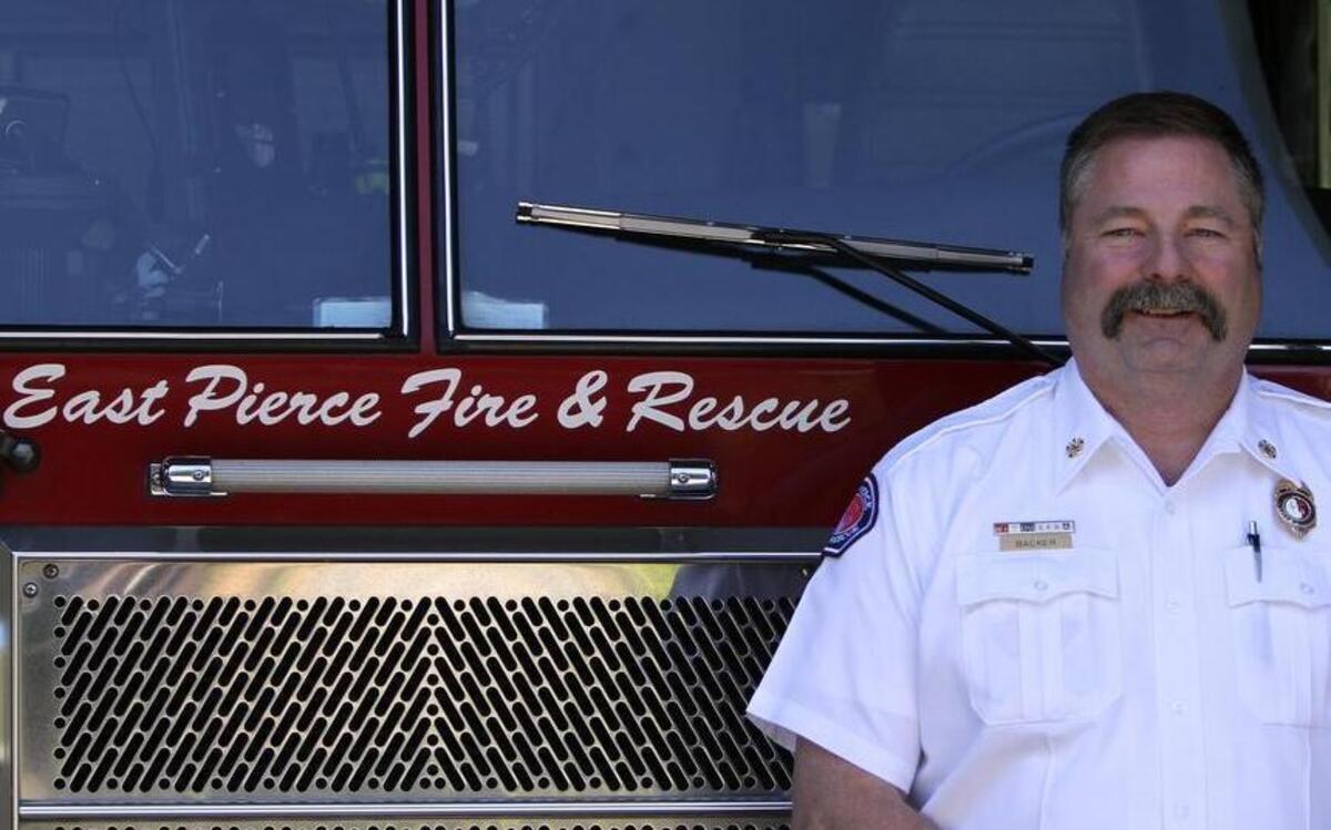 East Pierce Fire and Rescue has a new fire chief. Bud Backer recently joined the department's top spot after previously serving with communities in King County.
