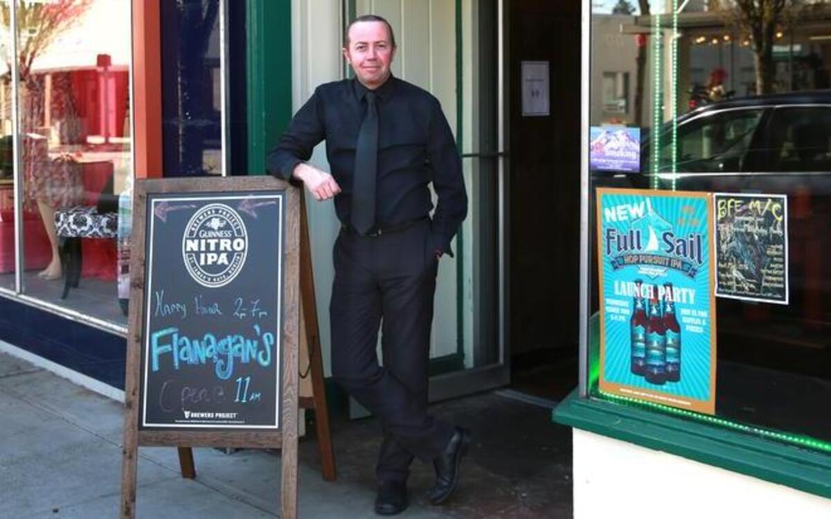 Twenty-one years ago, Karl Ashmore left Dublin, Ireland in search of something different. On March 17, St. Patrick’s Day, Ashmore opened the doors to his downtown Puyallup bar, Flanagan’s Craft Pub.