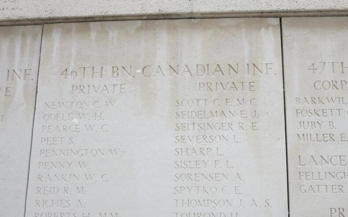 WW I soldier from Puyallup memorialized at Menin Gate in Belgium