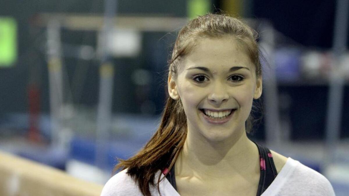 Puyallup High’s Kate Jacobsen’s strong performance Saturday at the West Central District III tournament had her place first in uneven bars (9.5) and balance beam (9.7), while she placed second in floor exercise (9.575) and seventh in vault (9.275).