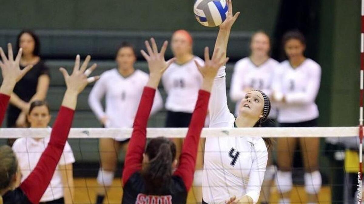Emerald Ridge High graduate and current Portland State outside hitter Jenna Mullen had an award-winning season as the true freshman was named the Big Sky Conference’s Outstanding Freshman after leading PSU in kills, aces and points.