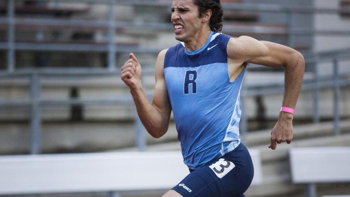 Rogers High senior Nick Bullo has embraced the role of top hurdler for the Rams after Eric Simpson moved on to the University of Washington.