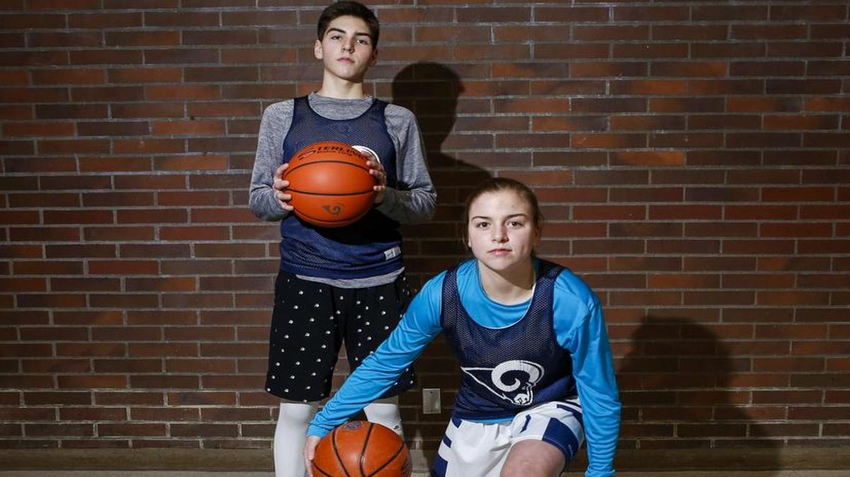 Both Raigan and Jace Barrett made their respective Rogers High basketball teams’ starting lineup as freshmen, accomplishing a goal each set out to achieve since they were young children.
