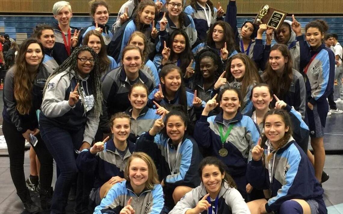 6 Rams walk away champions at inaugural Rams Holiday Girls Wrestling Tournament