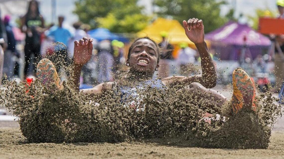 Rogers’ new-look Heath seeks same results after capturing 4A state long jump title last season