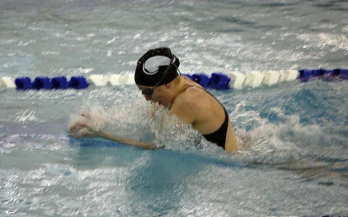 So far in her career, Puyallup’s Mackenzie Mergel has set the school record in the 200-meter freestyle (1 minute, 56.08 seconds on Oct. 31) and the 100 breaststroke (1:06.54, Oct. 31).