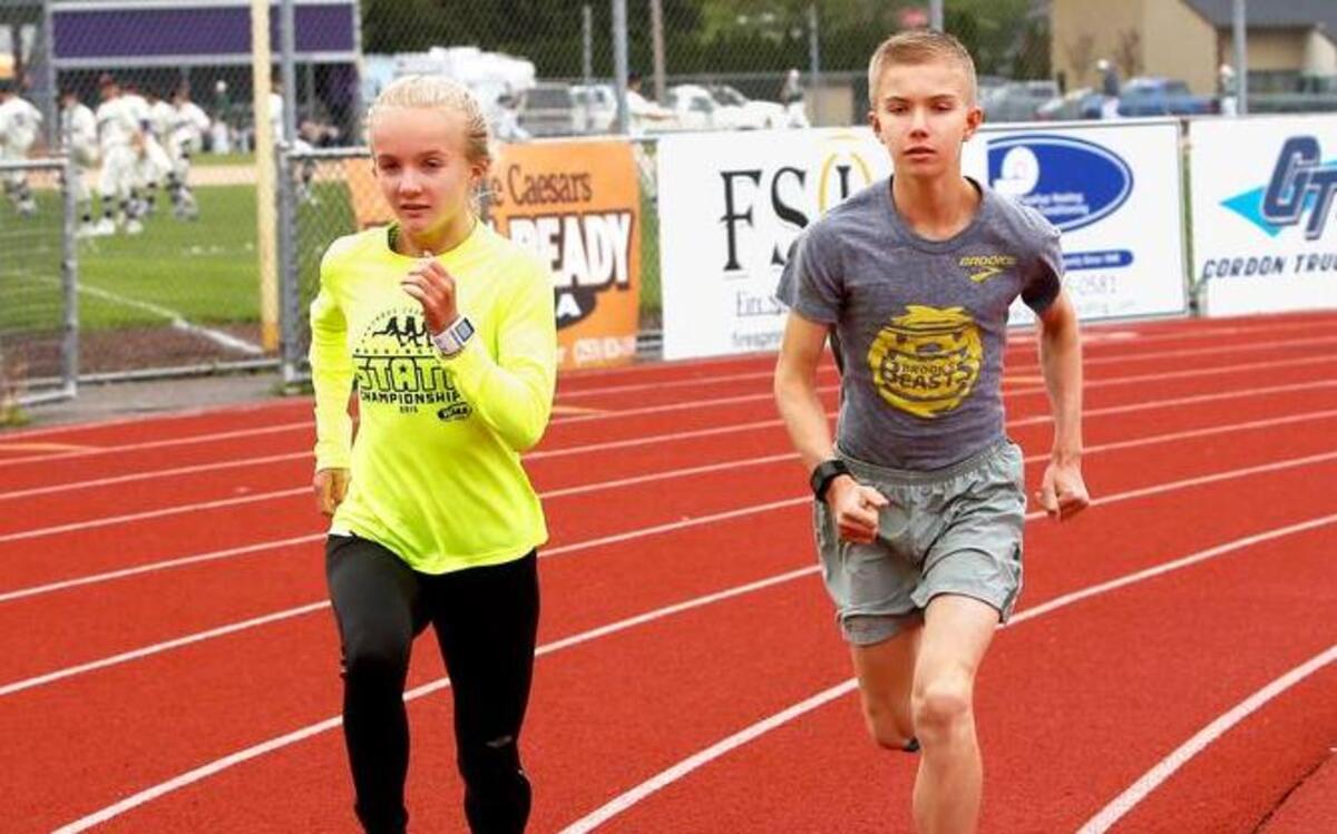 Adam Sjolund, a freshman long distance runner for Sumner High School, originally started running in elementary school to keep up with and compete against his older sister, Emma, a sophomore. The pair are now doing great things for the Spartans.