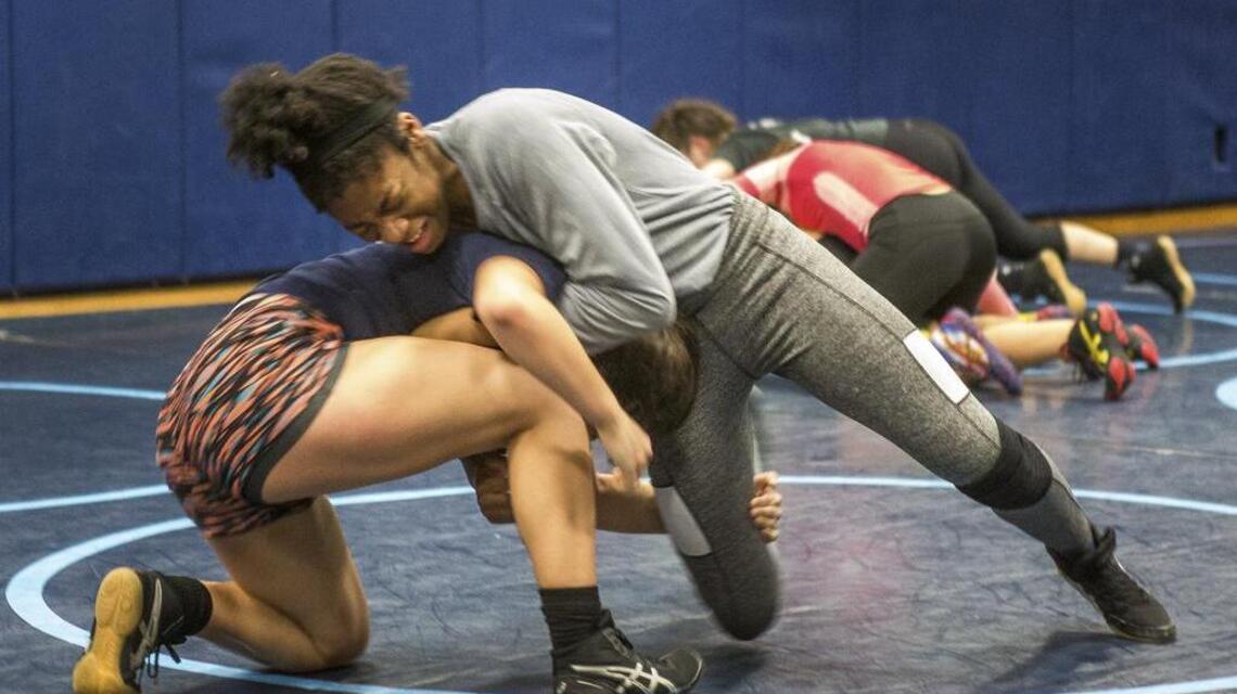 Rogers girls wrestling building something special on South Hill