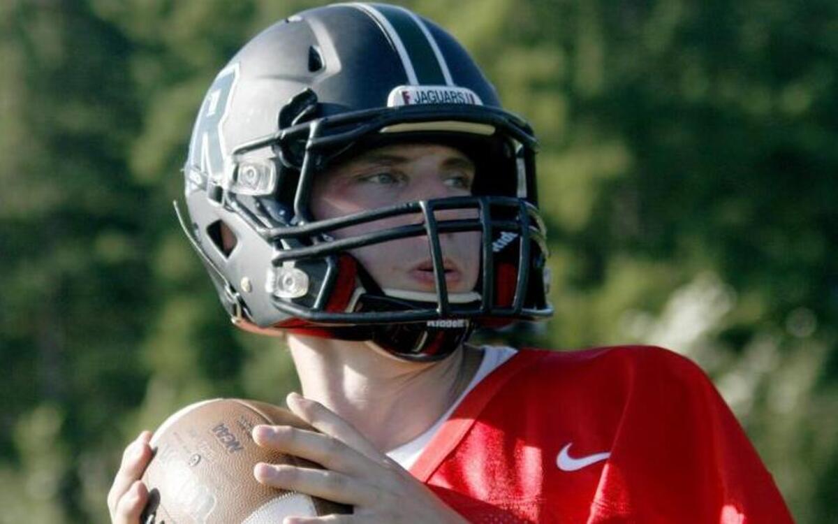 
Logan Skoda looks to be Emerald Ridge High’s future at quarterback as the junior is set to take over a potentially lethal Jaguar offense.
