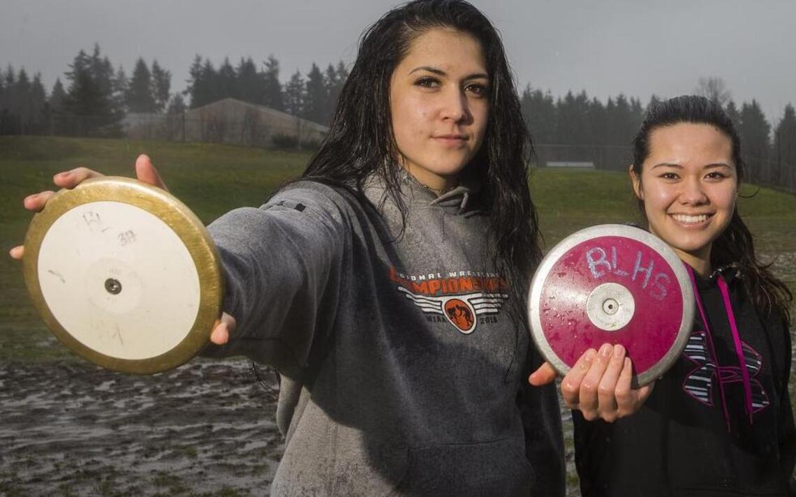 An embarrassment of riches for Bonney Lake High in girls discus