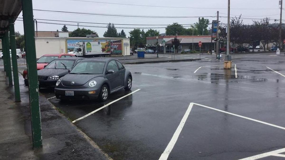 Starting July 1, commuters can purchase a pass to park in the 75-space lot at the former Red Apple Market for $225 for three months or $400 for six months. The lot is located at 822 Alder Ave., a block away from the Sound Transit train station.