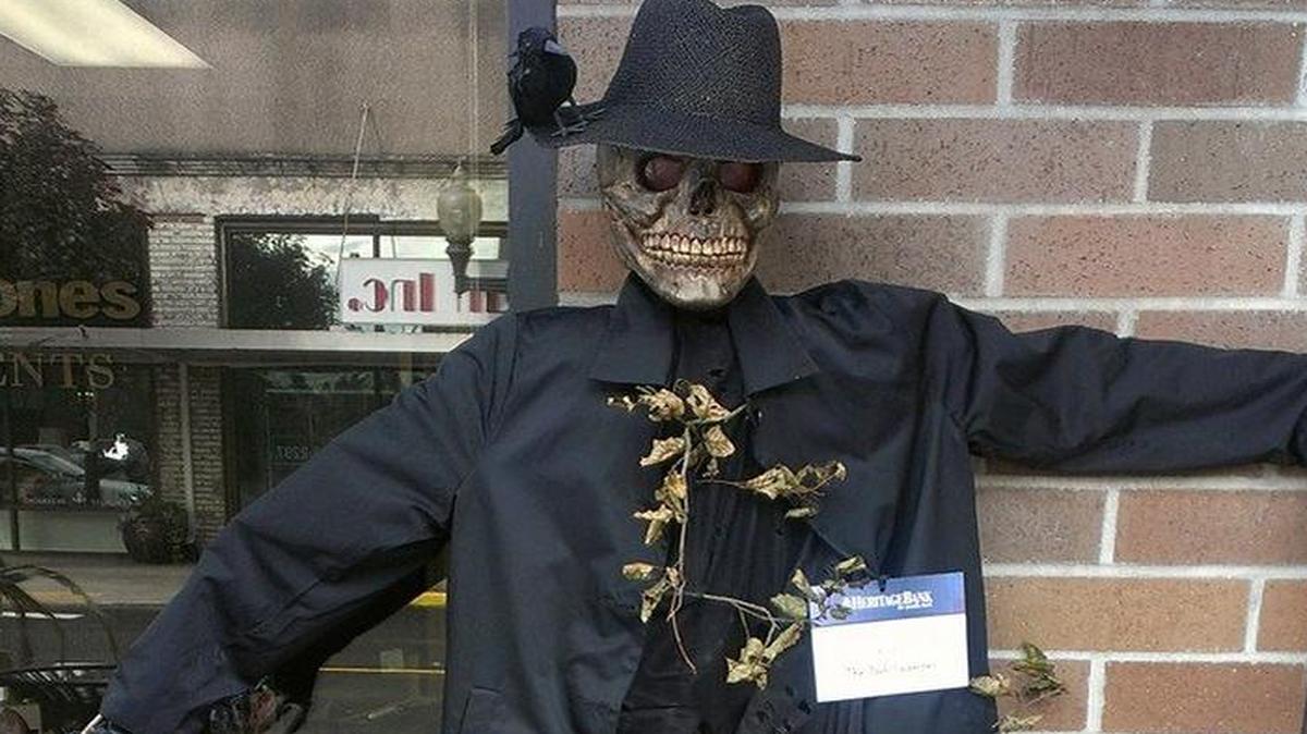 
One of the more ghoulish of scarecrows last year at the Autumn Evening event in downtown Sumner was this one called Dark Harvester.
