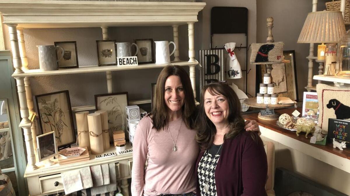 Juleen Pudists, left, and Christine Kern opened Northlight Interiors in Puyallup in January after operating 10 years in downtown Sumner.