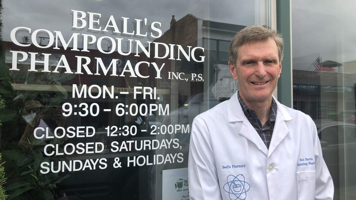 Beall’s Compounding Pharmacy owner Mark Norris is retiring after 27 years as a pharmacist. He took over the family business from his father is 1991. Aug. 2, 2018