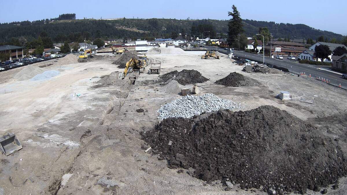 A still photo from Tarragon’s construction camera shows the site of a 108-unit apartment project in Sumner.