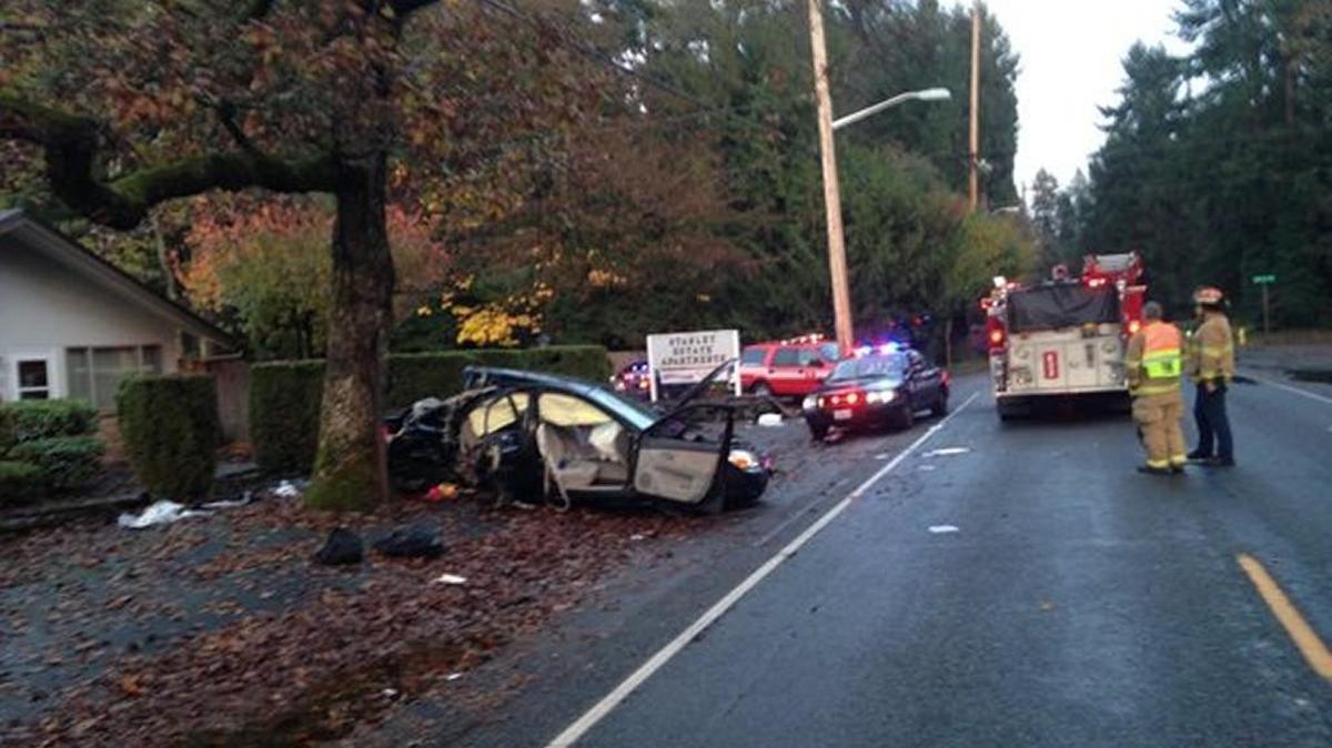 A 14-year-old driver crashed a car he took without permission Monday night in Lakewood. A 10-year-old boy died