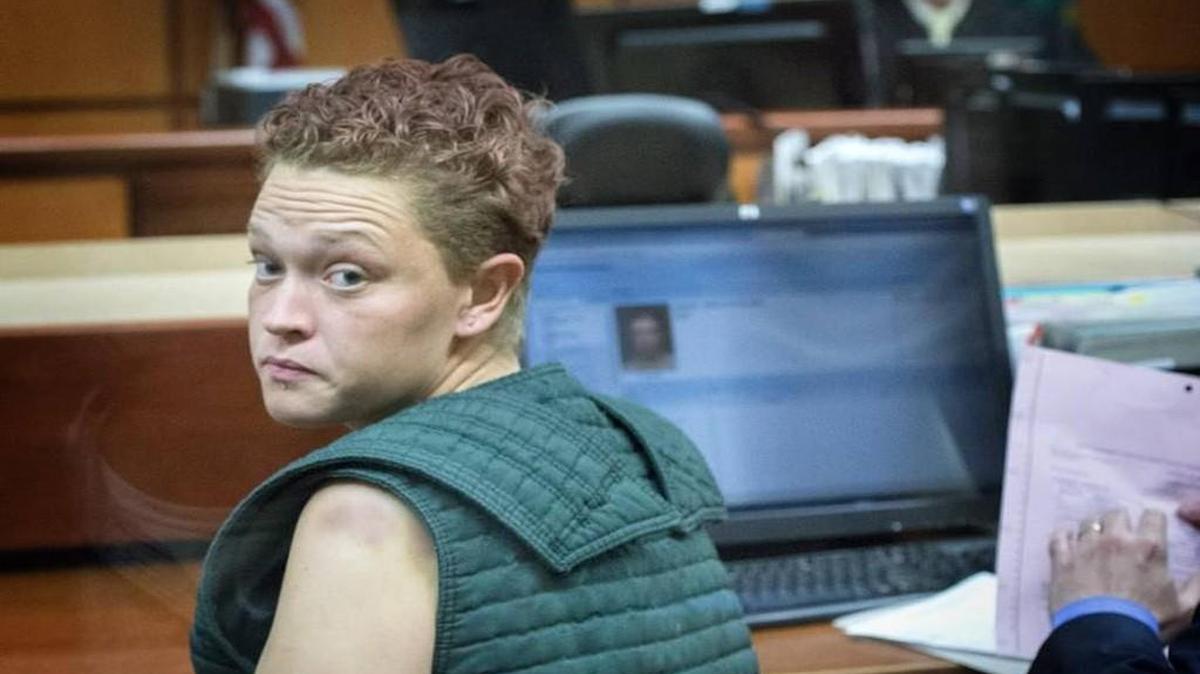 Kady Jo Paxton is shown during her first-appearance in Pierce County Superior Court last week. She was charged Tuesday with attempted in murder in an attack on a corrections deputy.