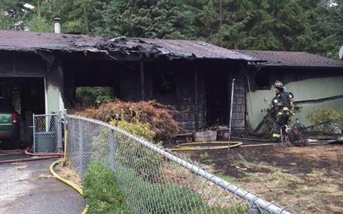 
A woman was critically injured Monday when her Prairie Ridge home caught fire.
