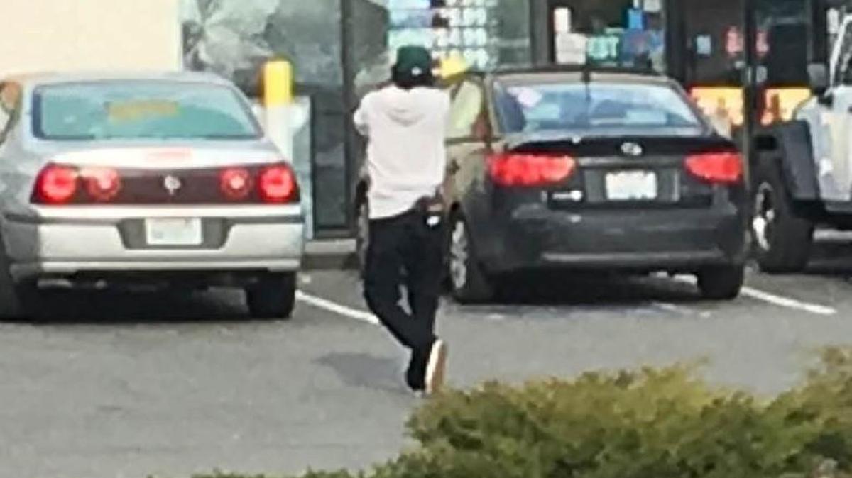 Photo released by Tacoma police shows the gunman in the fatal shooting at the Arco gas station at 3601 Center St. on Monday.