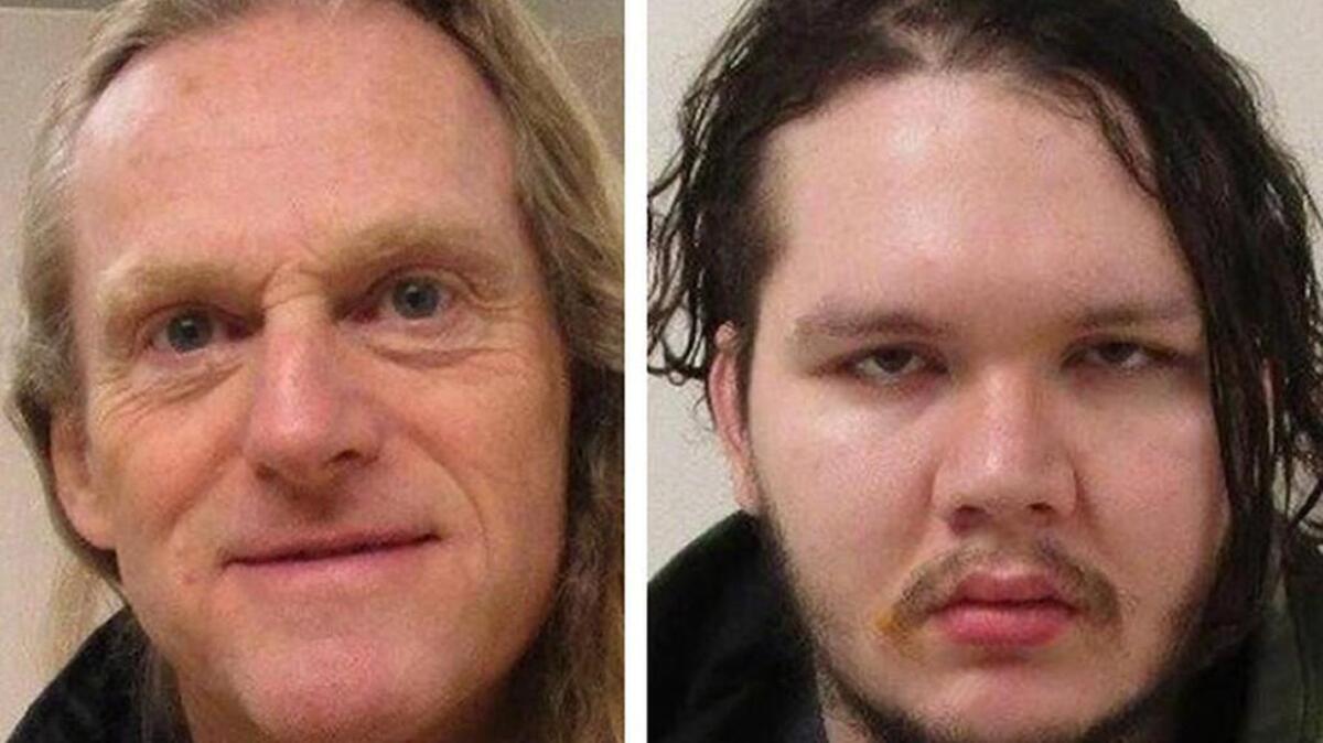 Mark Alexander Adams, 59, and Anthony Garver, 28, were last seen about 6 p.m. Wednesday in the dining hall at Western State Hospital. Lakewood police are searching for two men, who are described as dangerous. Anyone who sees the men is asked to call 911.
