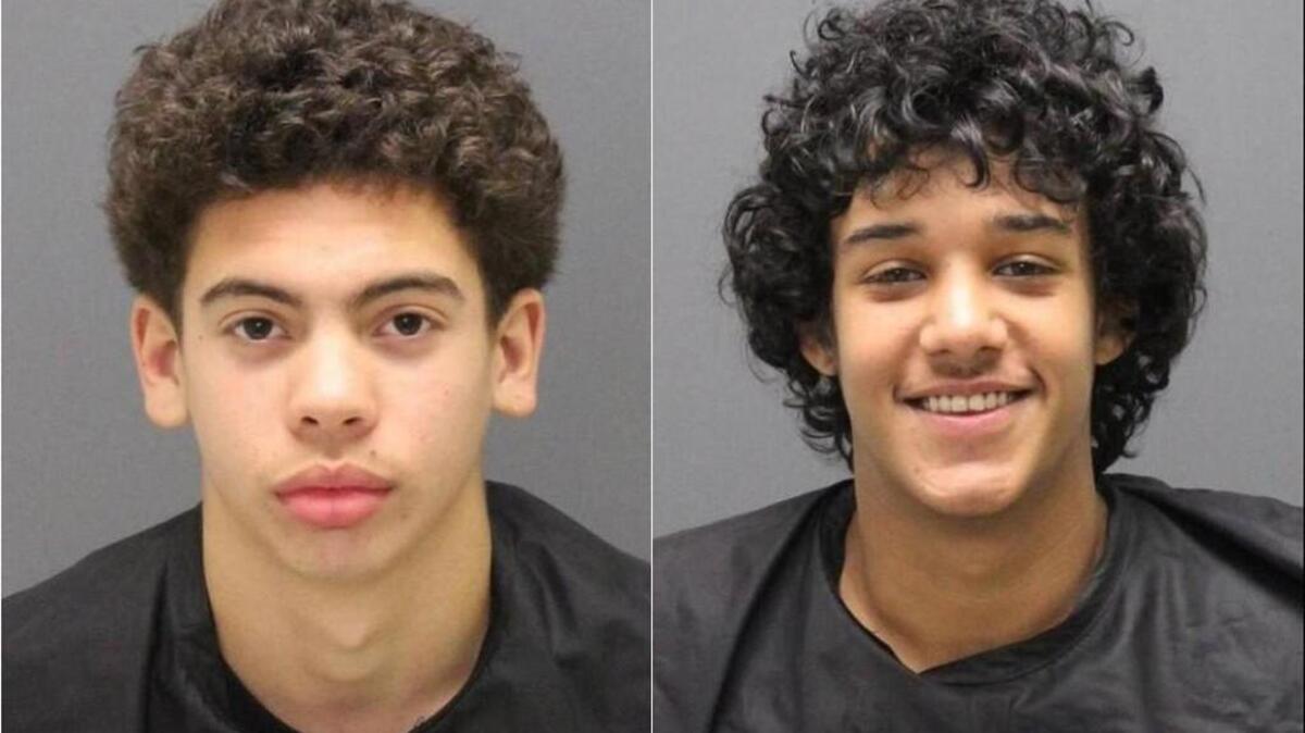 James Mapp, left, and Dakota Collins are sought in connection with the shooting death of Lorenzo Parks in Parkland on May 18.