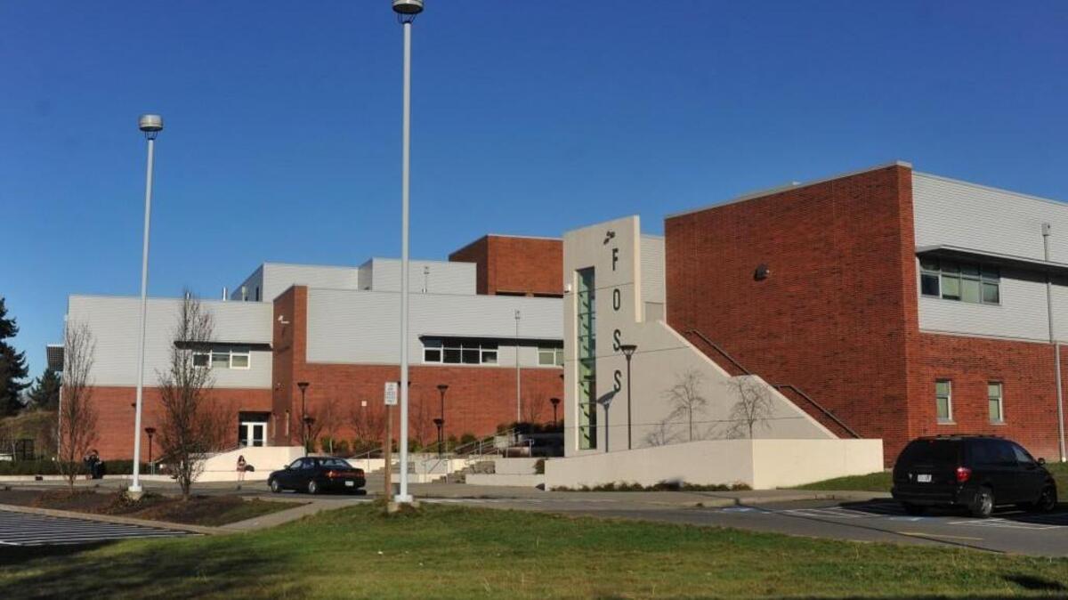 Foss High School was the site of a student dispute Monday in which a gun was seen, according to Tacoma police.