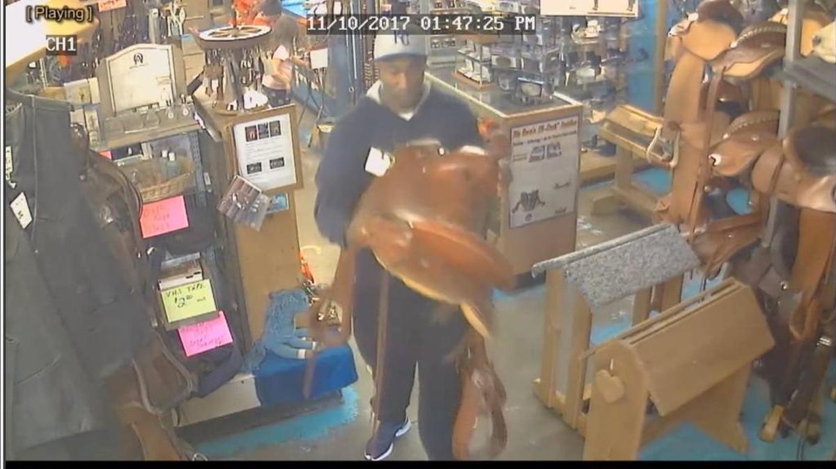 A man stole a saddle from a Spanaway store on Nov. 10 and the Pierce County Sheriff’s Department are asking for help identifying the suspect.