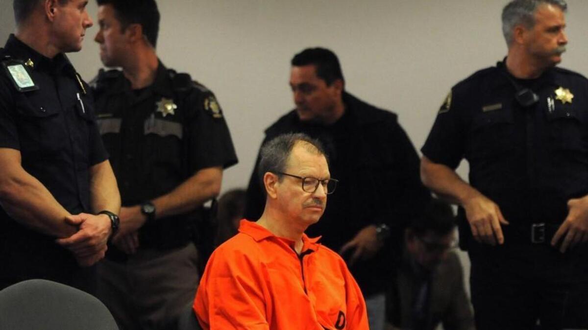Gary Ridgway sits in the courtroom at the Kent Regional Justice Center in 2011. King County sheriff’s deputies searched near Tukwila on Saturday for the remains of one of the Green River killer’s many homicide victims.