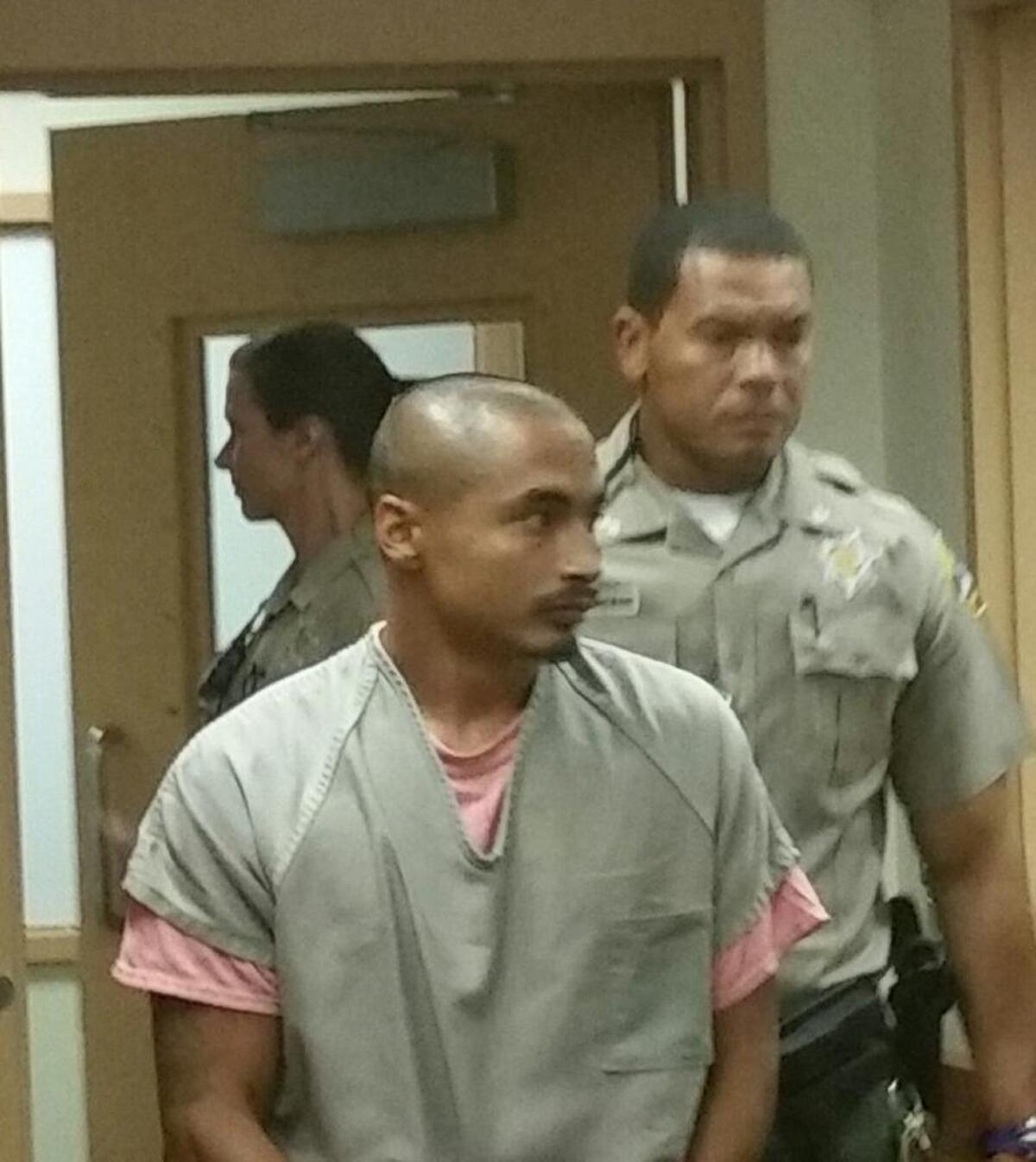 Gabriel Indelicio Nevarez appears in court Friday, Aug. 19, 2016.