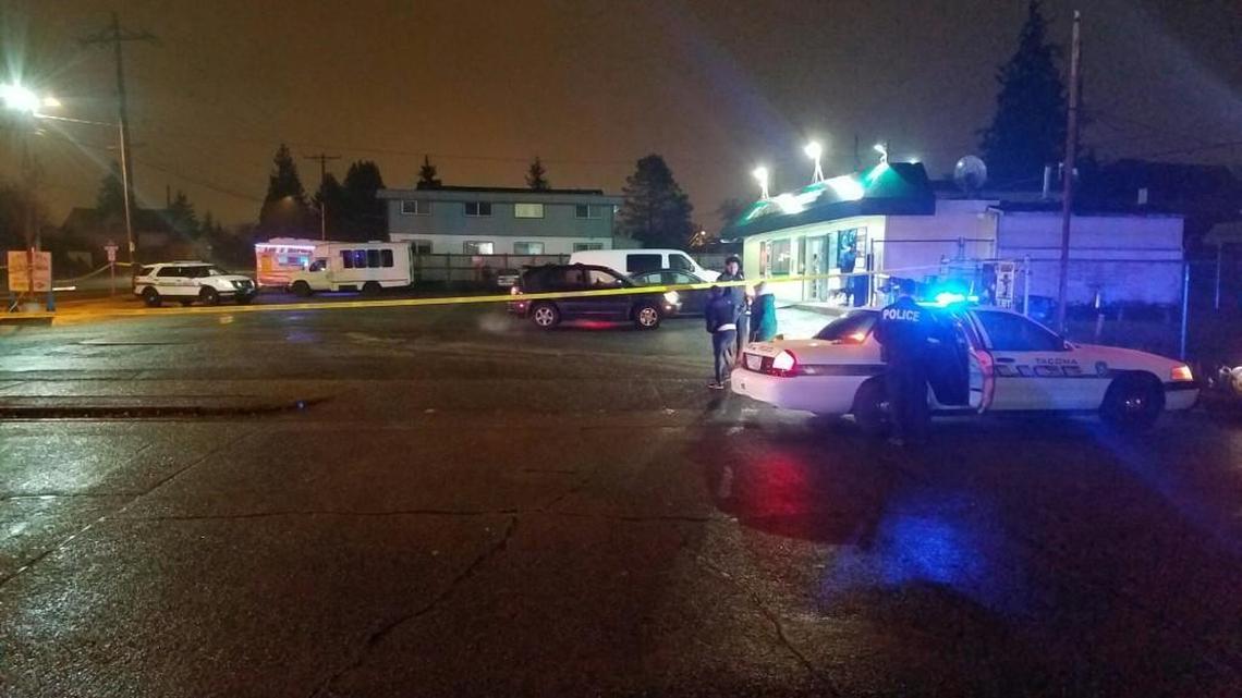 The shooting, involving two men in their 20s who both had guns, happened around Monday night in the 2700 block of South 12th Avenue.